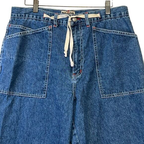 Forenza Womens baggy Jnco style wide leg Pockets Vintage Denim 16 - Picture 9 of 16